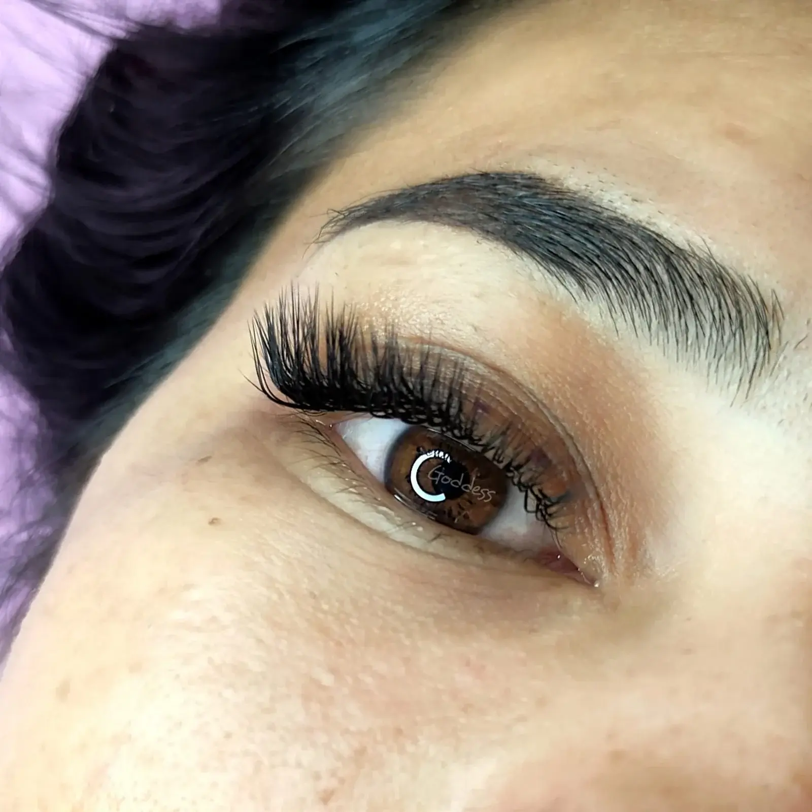 Resultado real de Butterfly en Goddess Lash Room